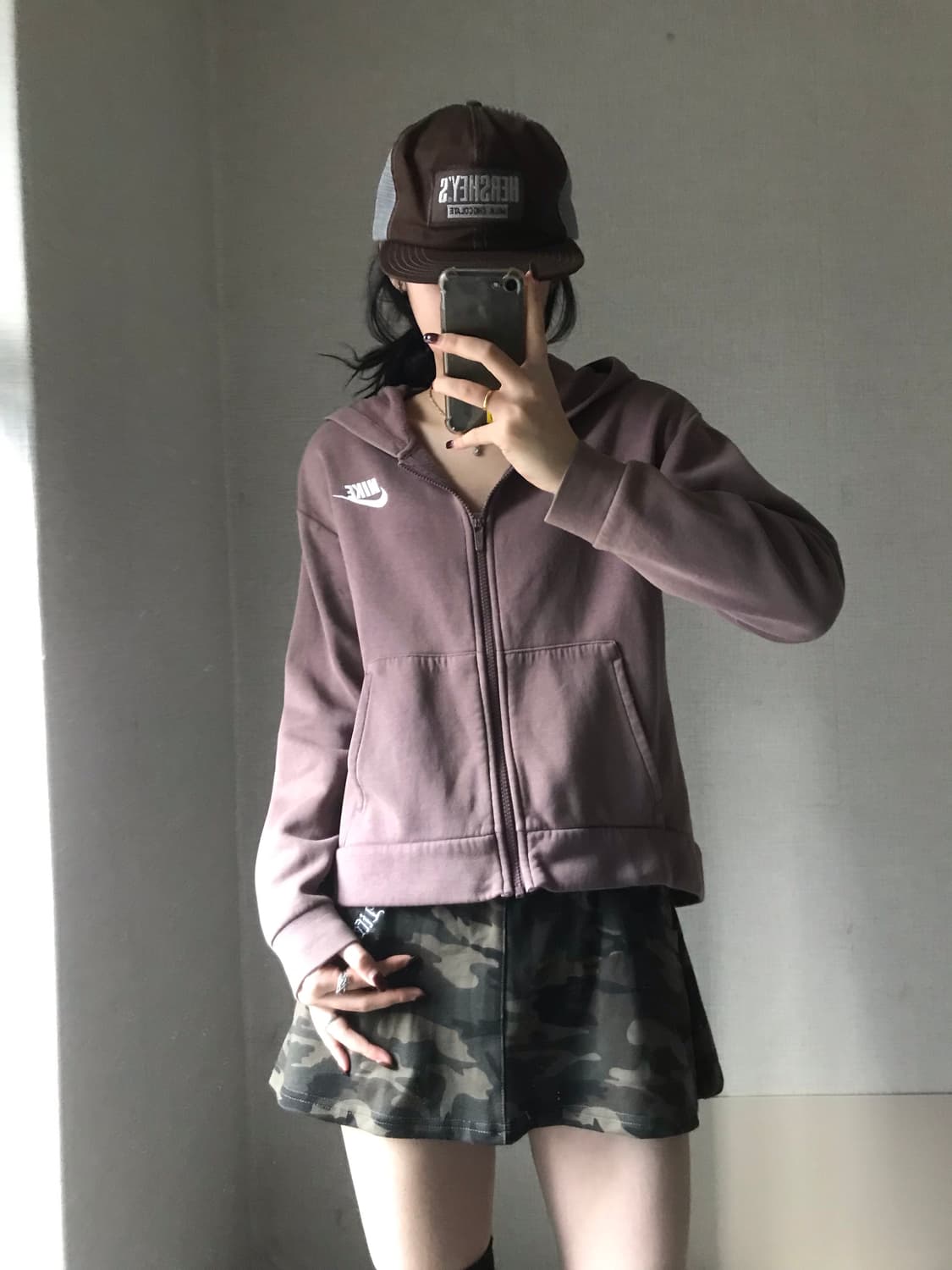 나이키 브라운 후드집업 상품이미지4