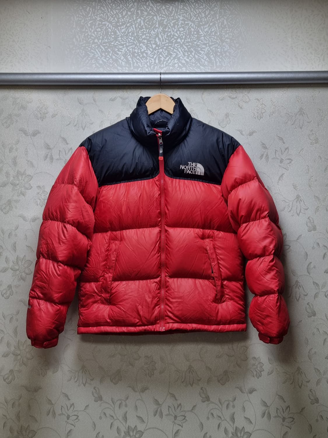 [남95] 노스페이스 눕시패딩 검빨 상품이미지1