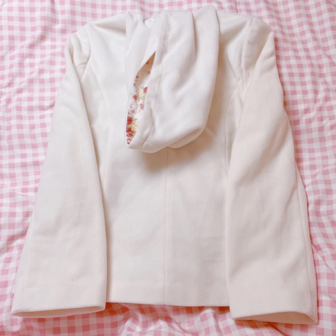 리즈리사 3연 리본 히메갸루 코트 달천깔 라떼갸루 로걀 로맨틱갸루 상품이미지2