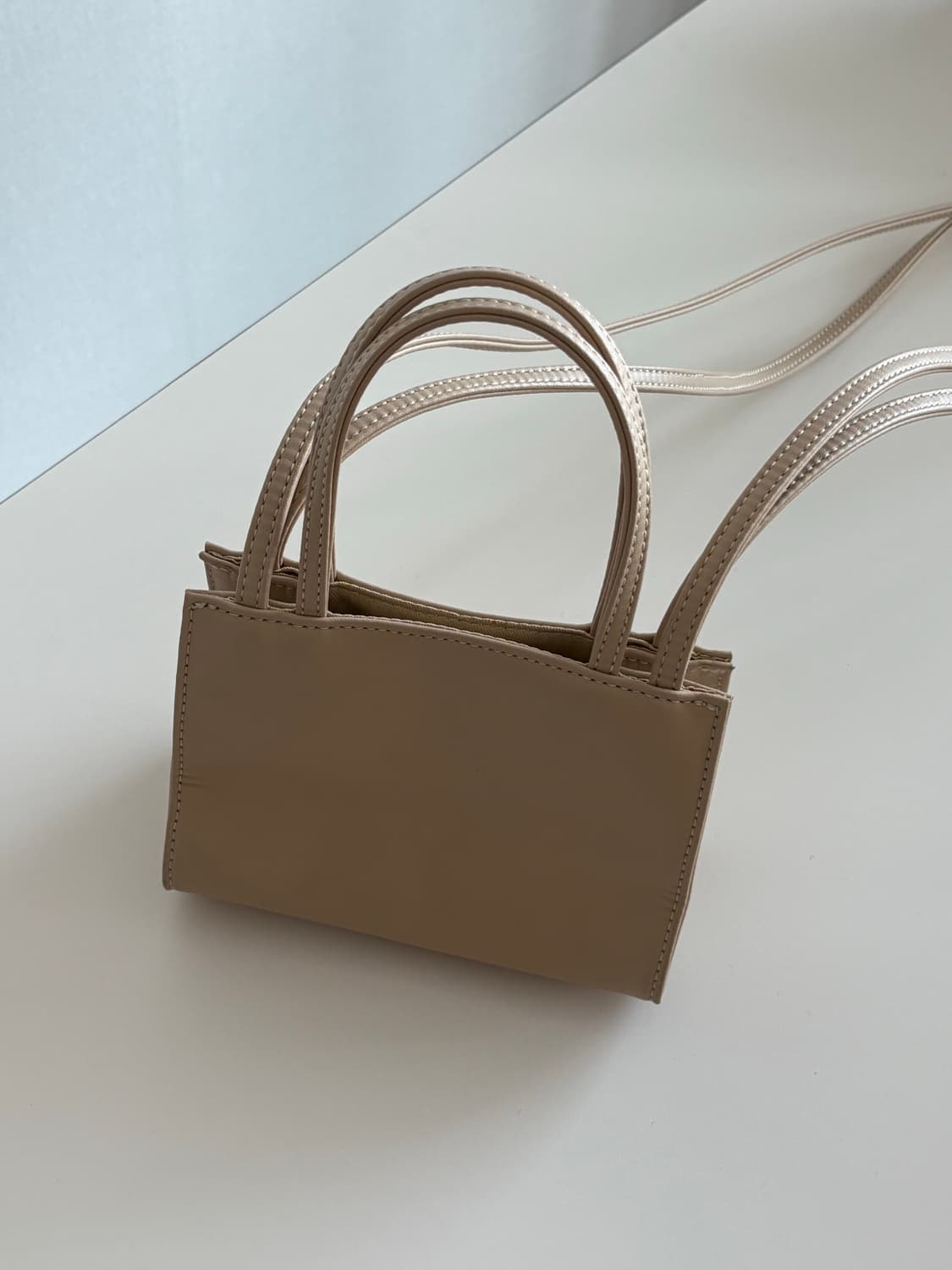 텔파 스몰 크로스백 베이지 상품이미지2