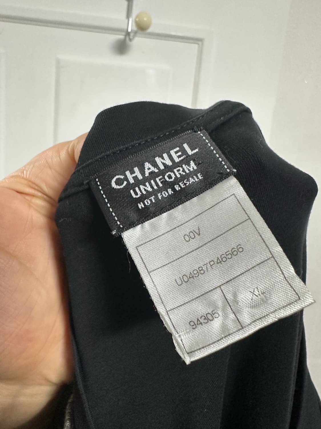 샤넬 유니폼 암 로고 롱슬리브티 상품이미지3