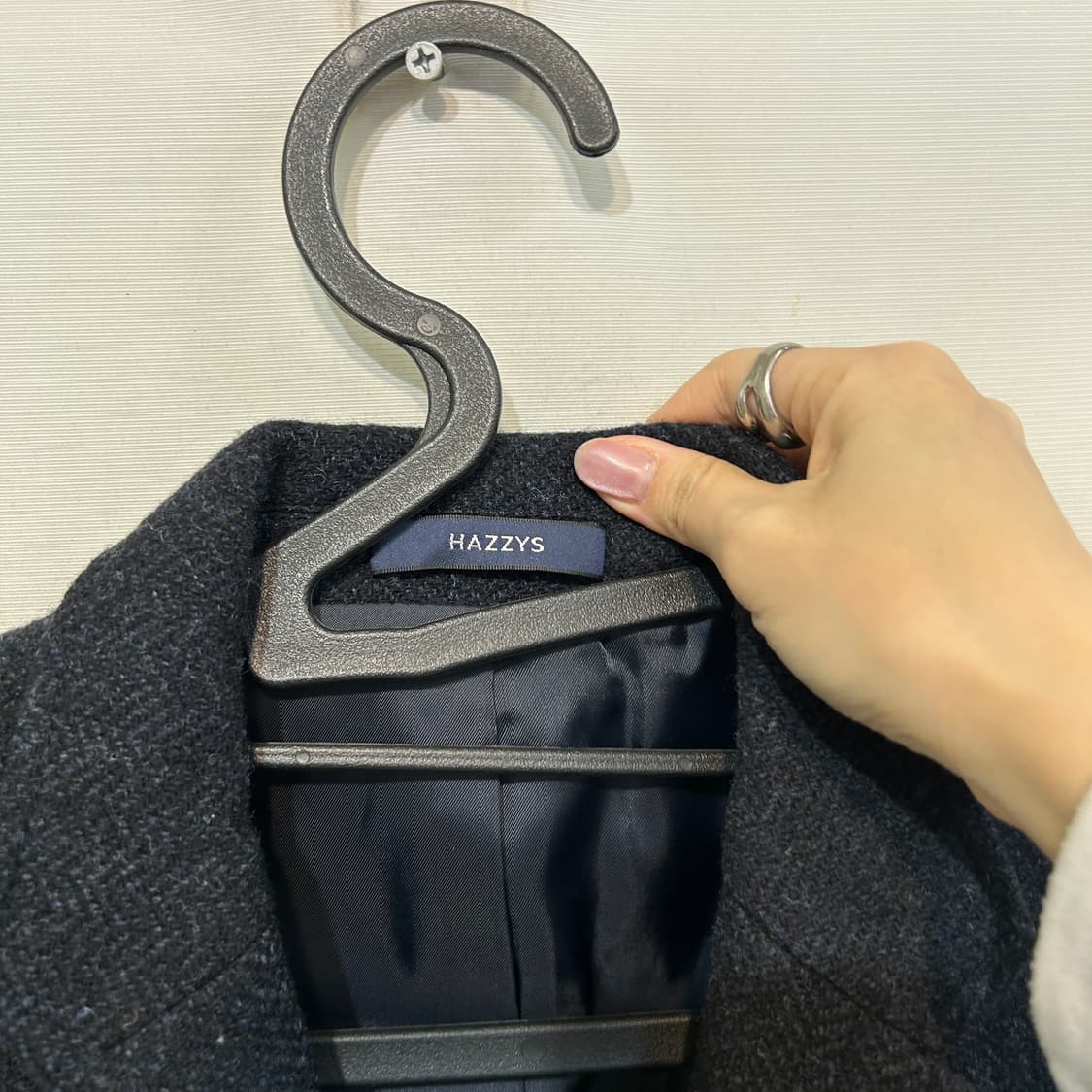 헤지스 남성 헤링본 모직 자켓 95 상품이미지2