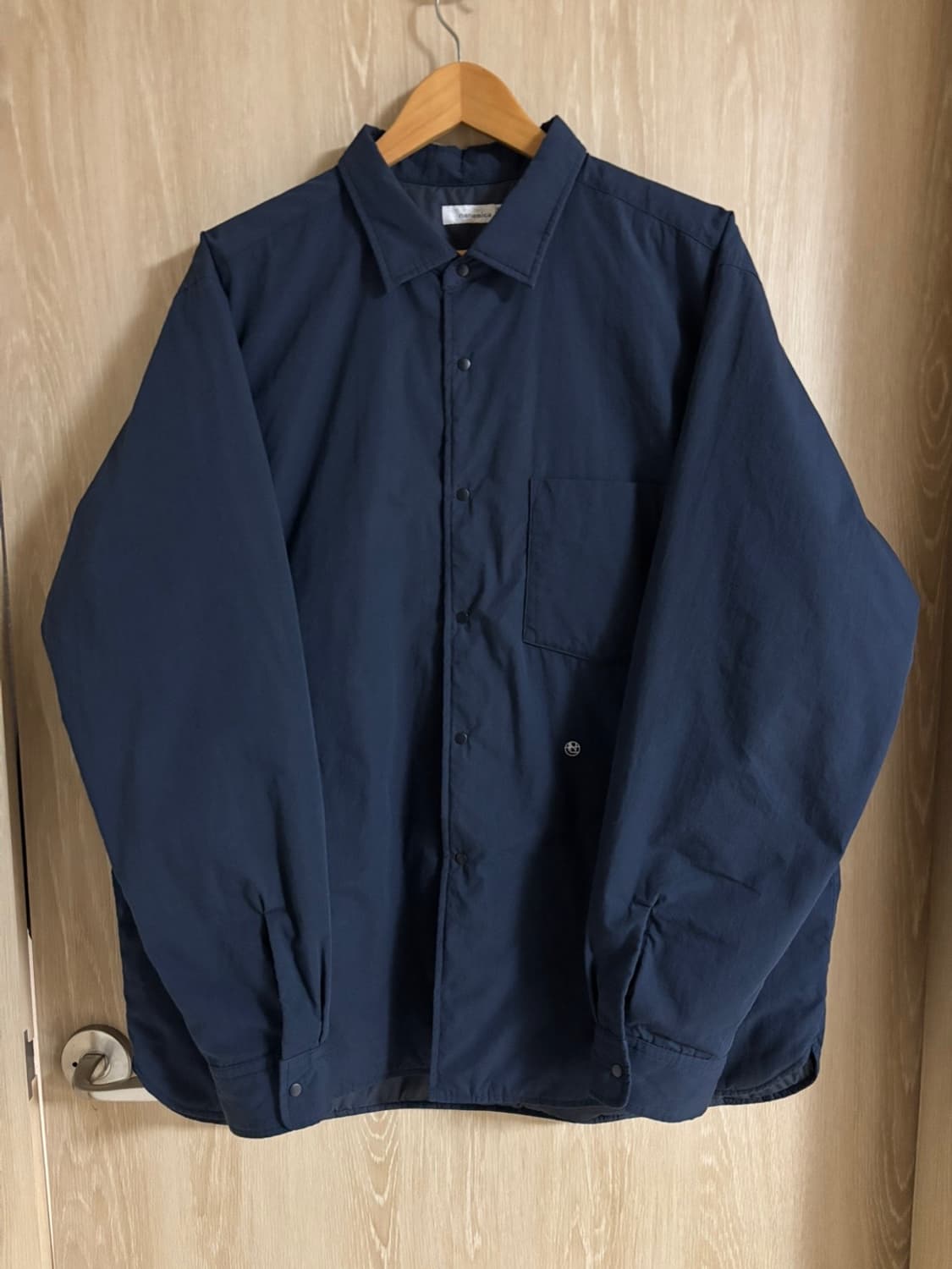 나나미카 23aw 인슐레이션 패디드 셔츠 자켓 다크네이비 XL 상품이미지1