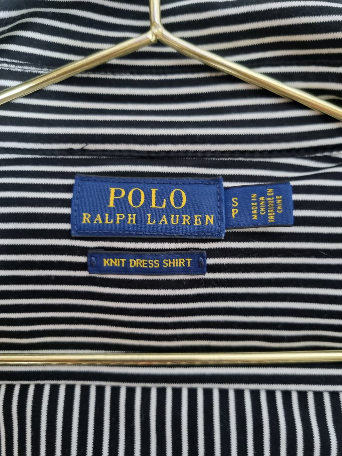 여성 레어 폴로 POLO 스트라이프 니트 드레스 긴팔 셔츠 남방 상품이미지8