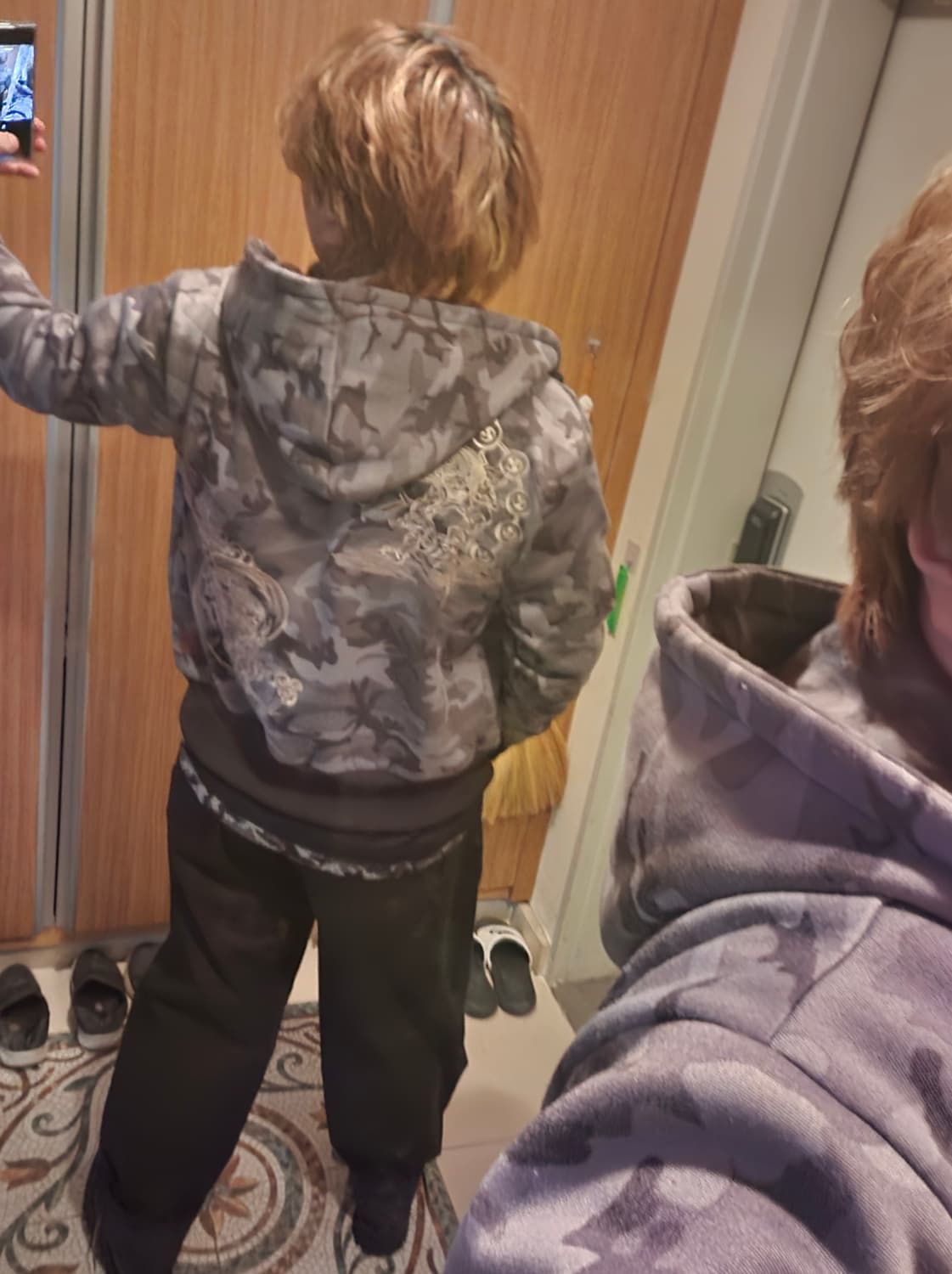 카라쿠리 타마시 오리엔탈 카모후드집업 상품이미지1