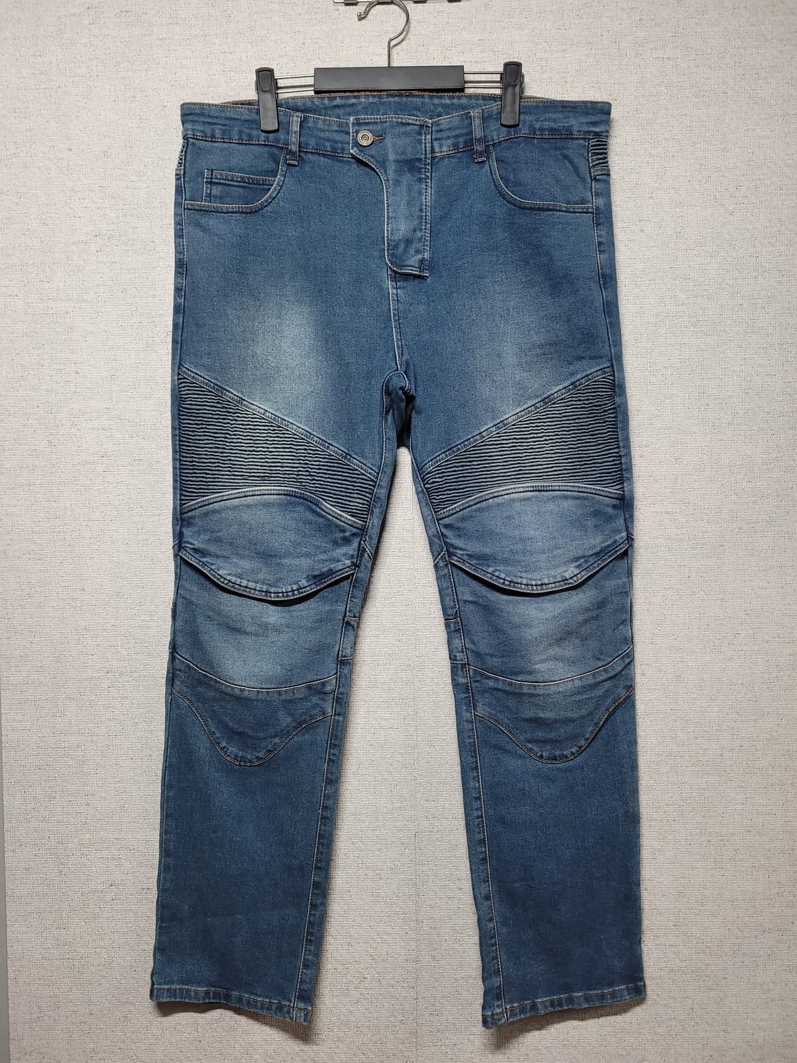 코미네 바이커 진 라이딩 청바지 빅사이즈 상품이미지1