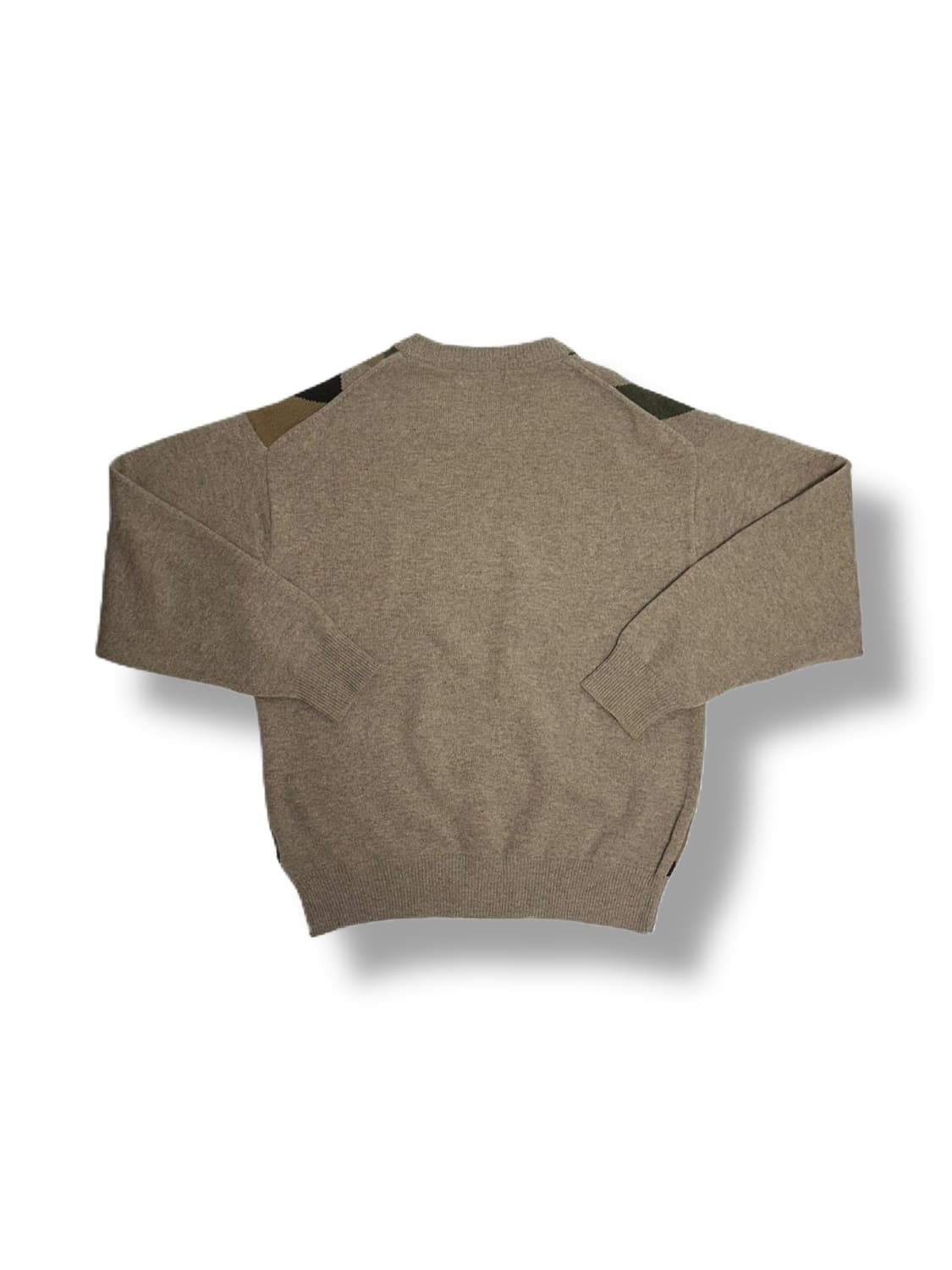 EX-Club 패턴 울 니트 상품이미지4