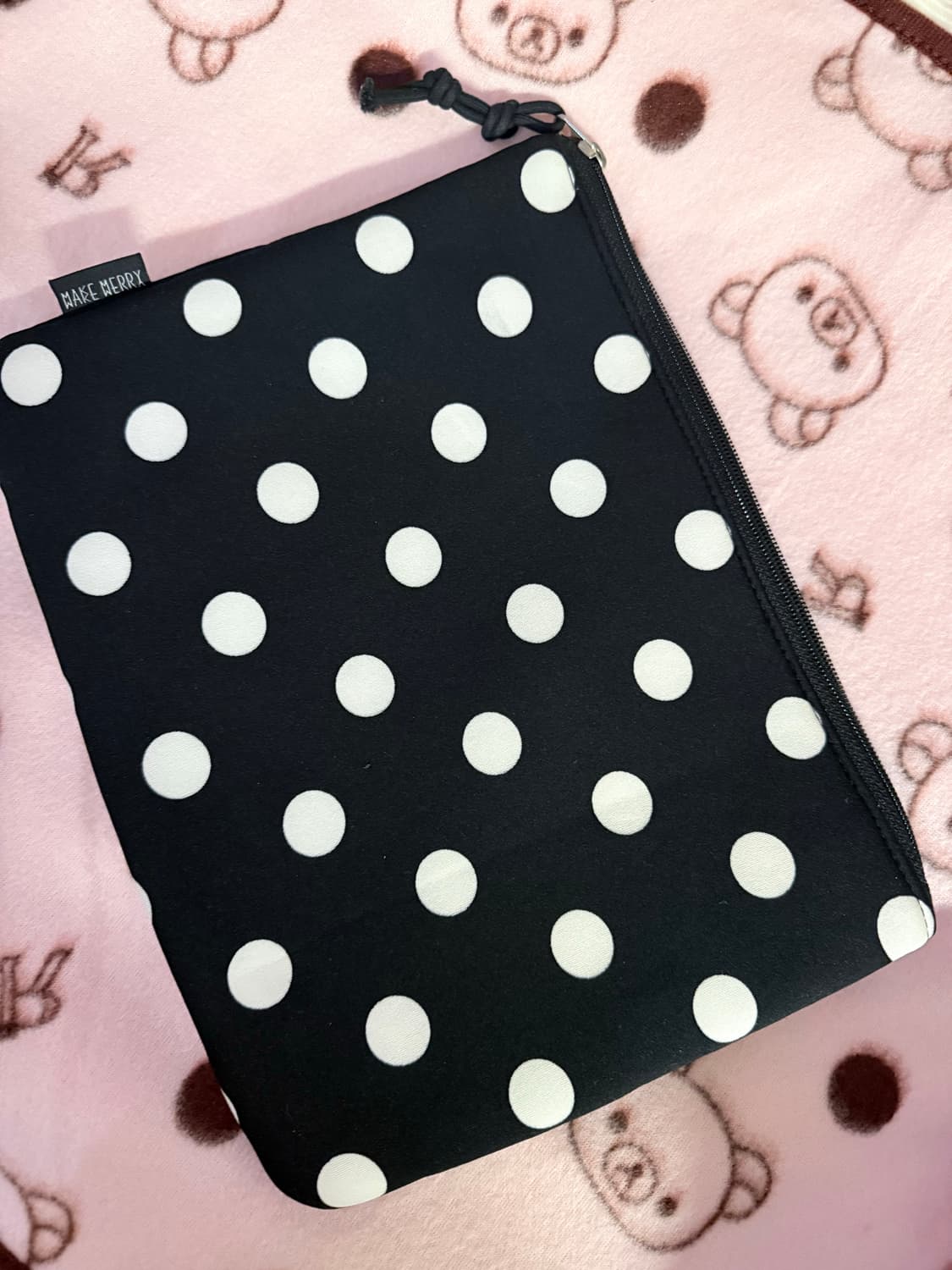 고전)물방울 핸드 파우치 상품이미지1