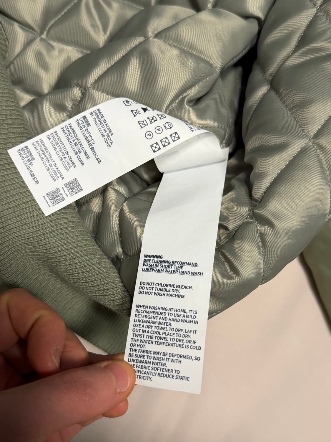 떠그클럽 어버드 라이트닝 봄버 올리브 상품이미지8