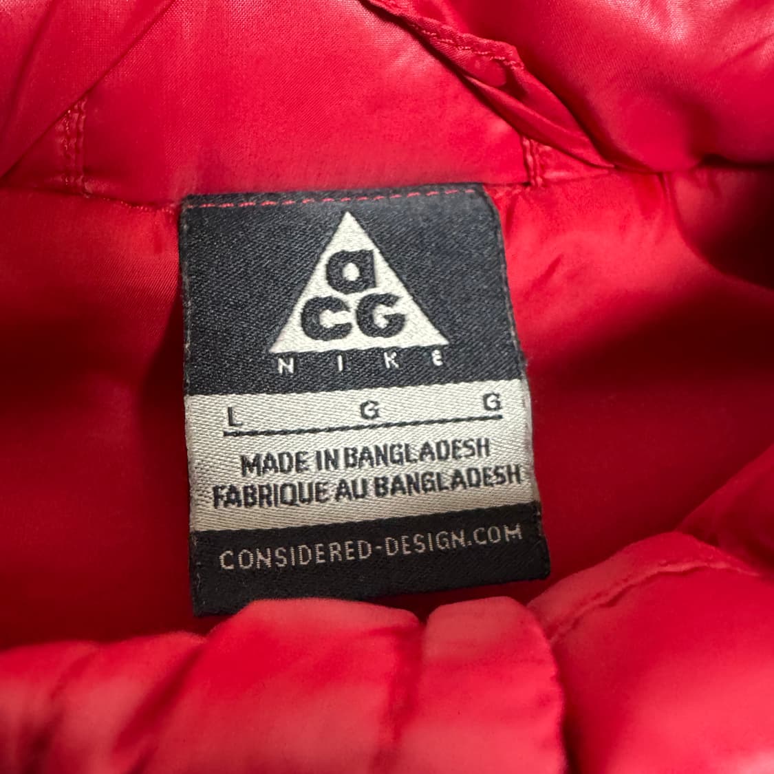 나이키 ACG 550필 레드 패딩 베스트 상품이미지2