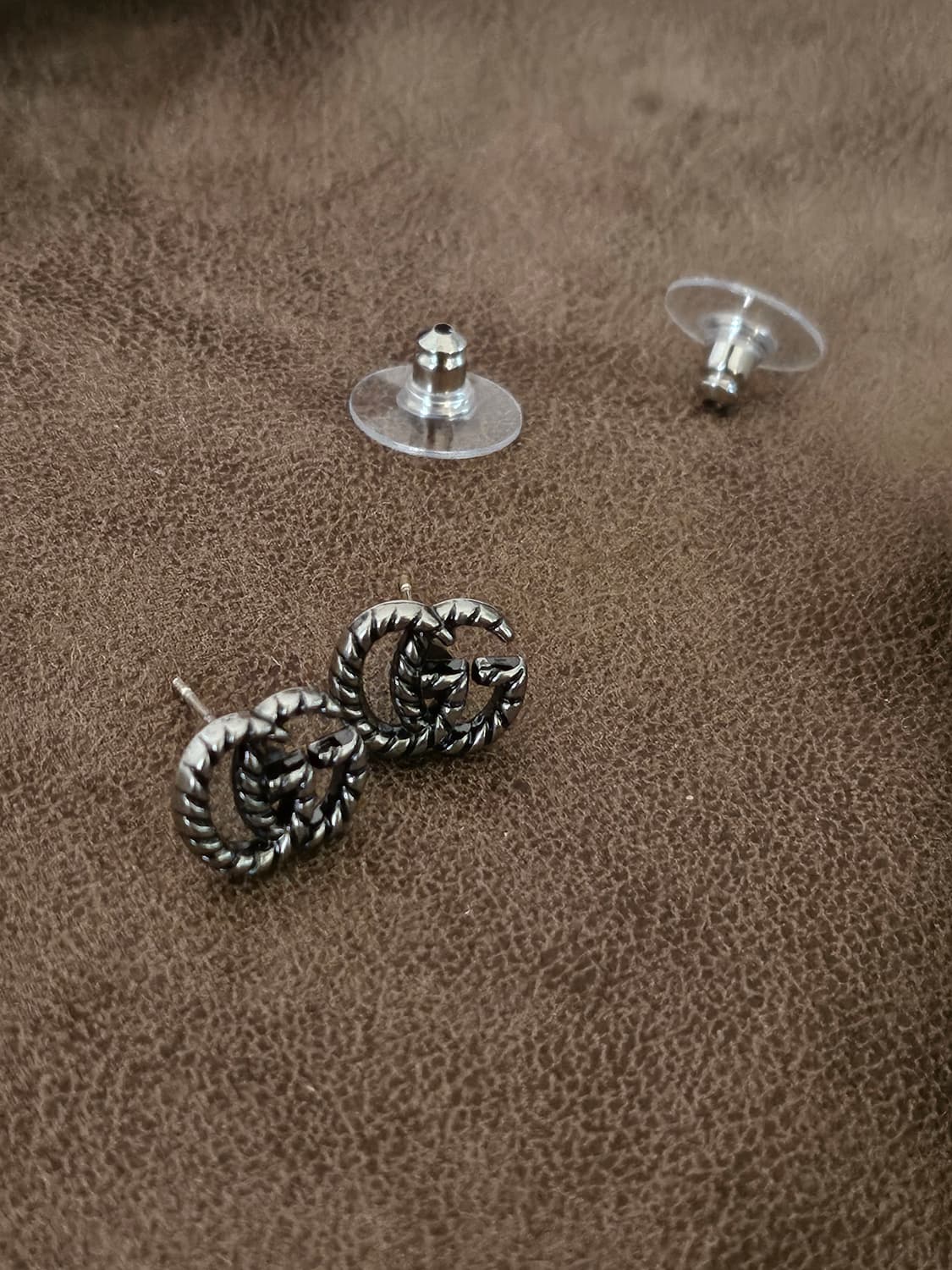 구찌 정품 빈티지 업사이클링 귀걸이925실버 상품이미지3