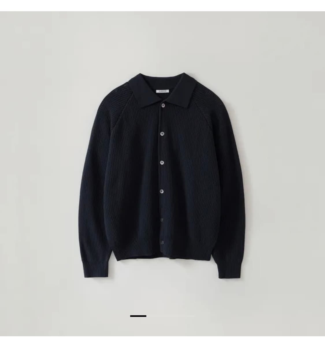 블랭크룸 RAGLAN COLLAR 가디건 네이비 사이즈2 상품이미지1