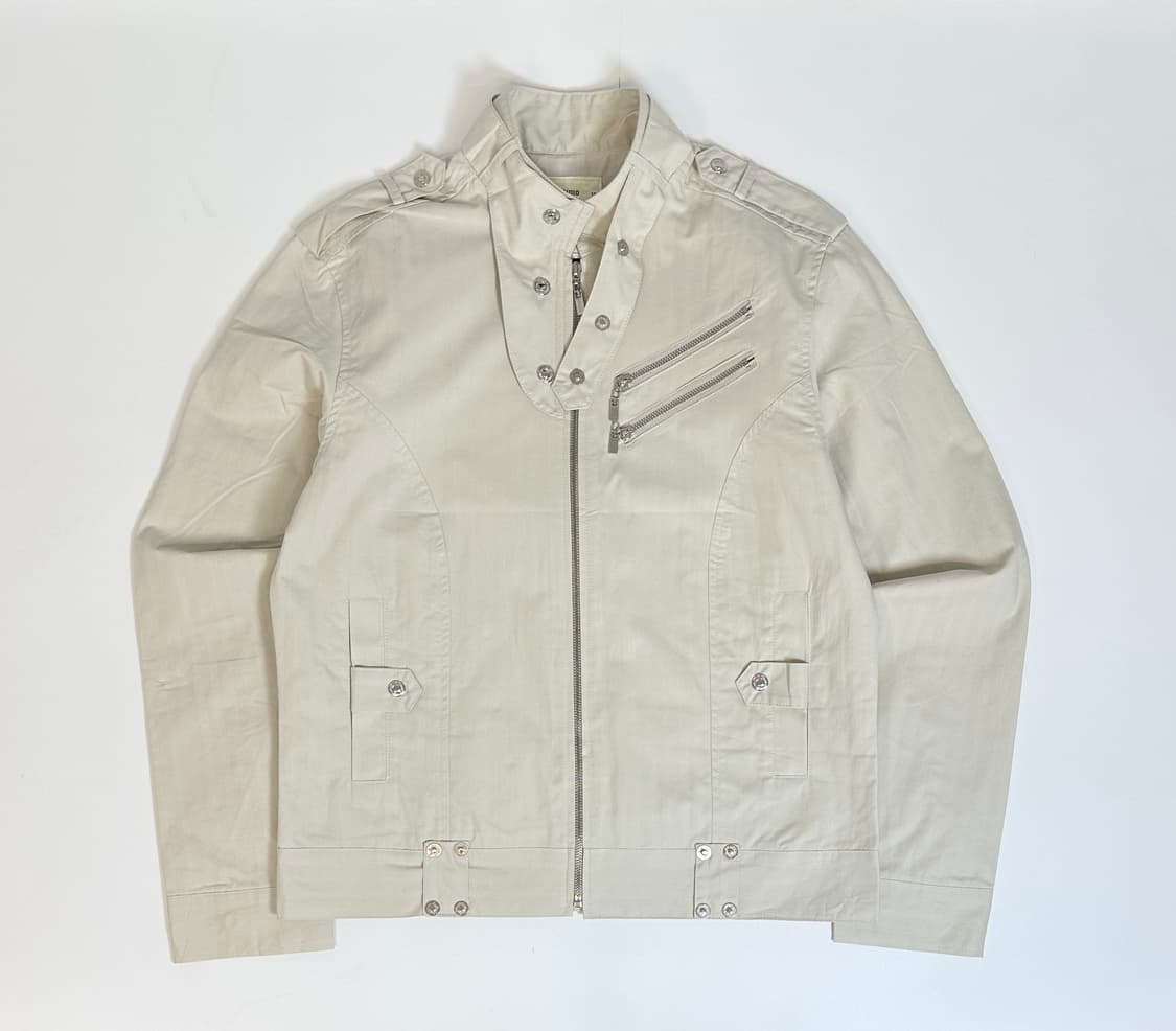 버클 지퍼 하이넥 자켓 상품이미지1