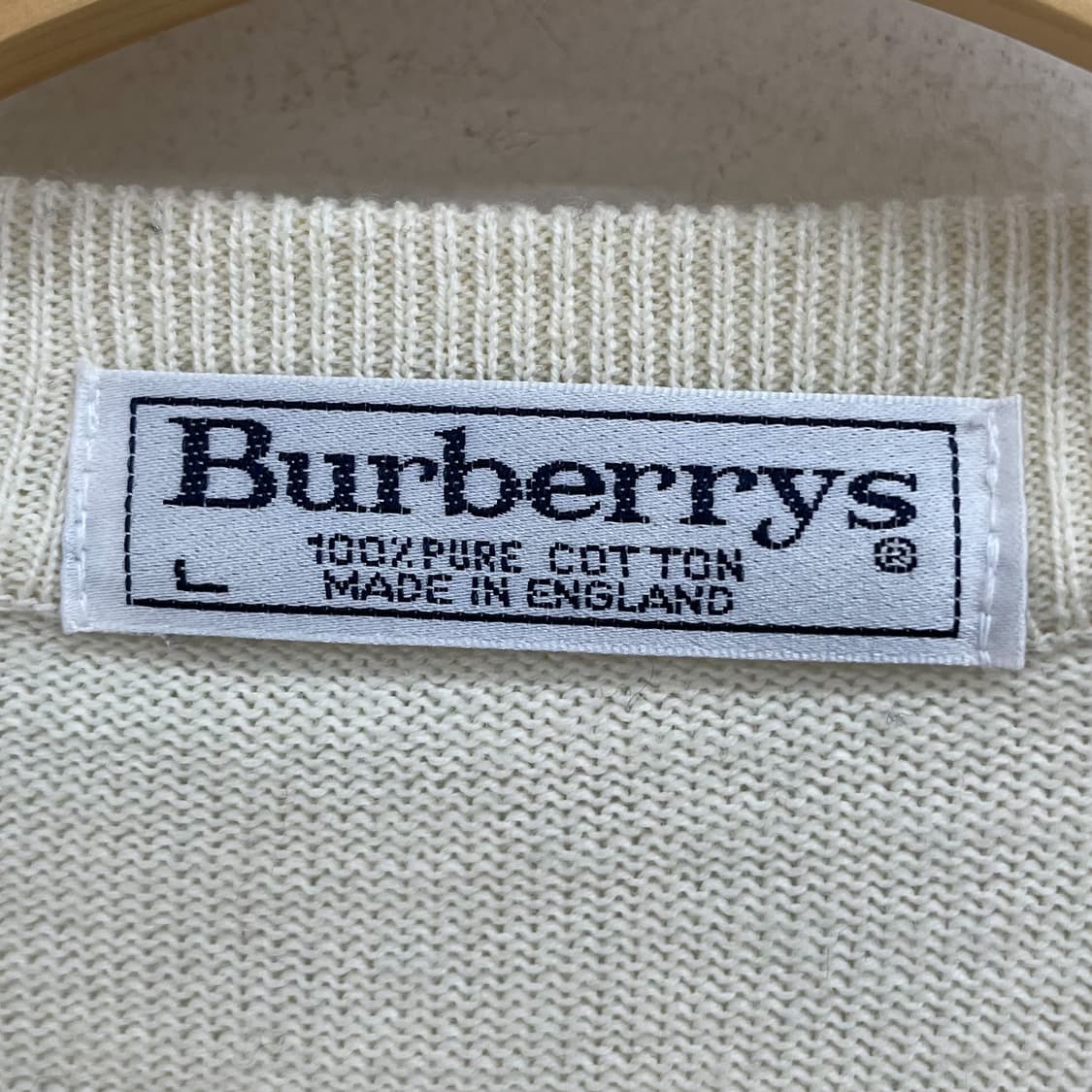 버버리 90s 아카이브 로고 노바 체크 코튼 니트  상품이미지6