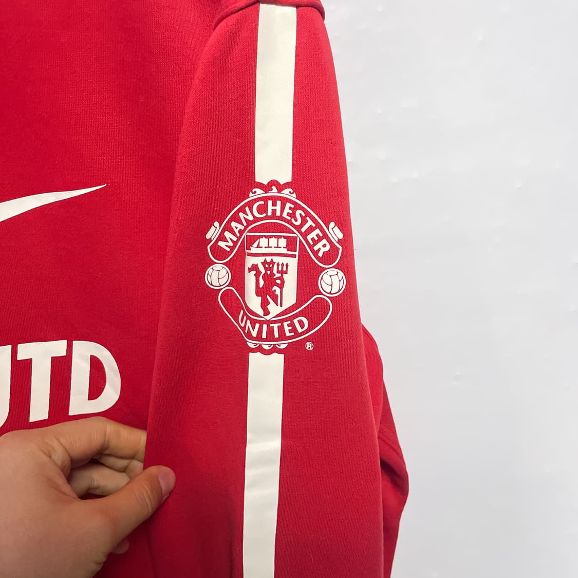 나이키 맨유 맨체스터 유나이티드 스우시 맨투맨 레드 빅사이즈 상품이미지5