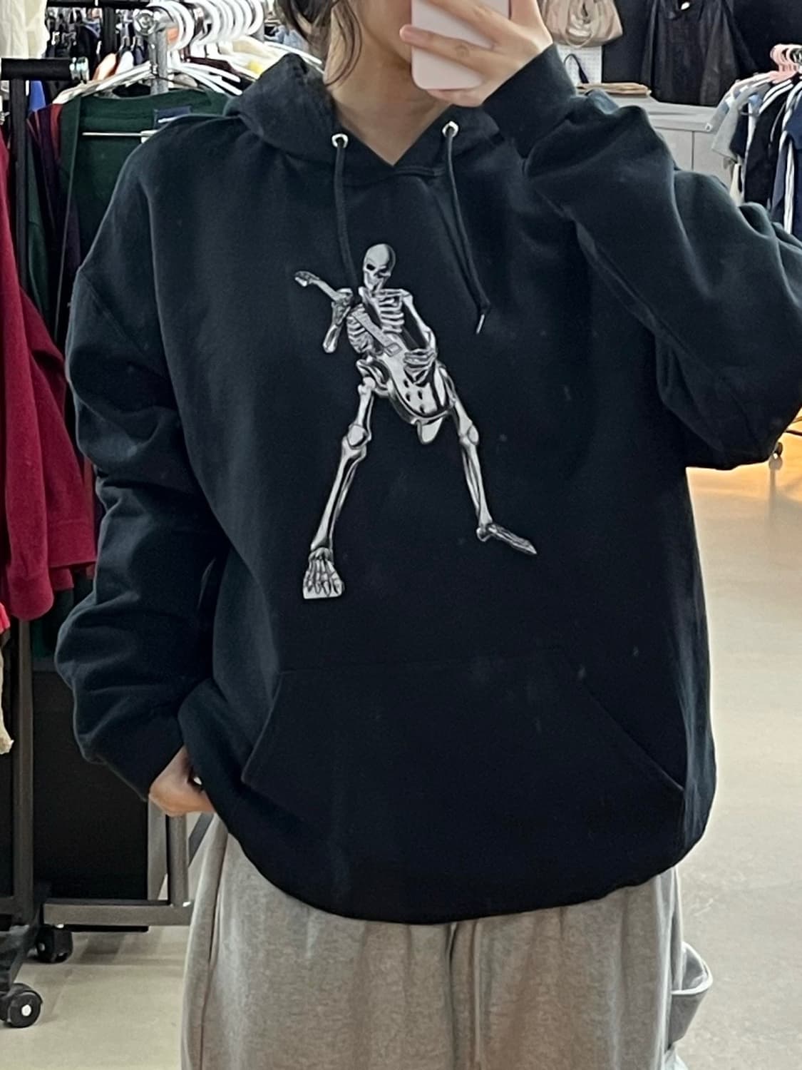 스컬 후드티 상품이미지1