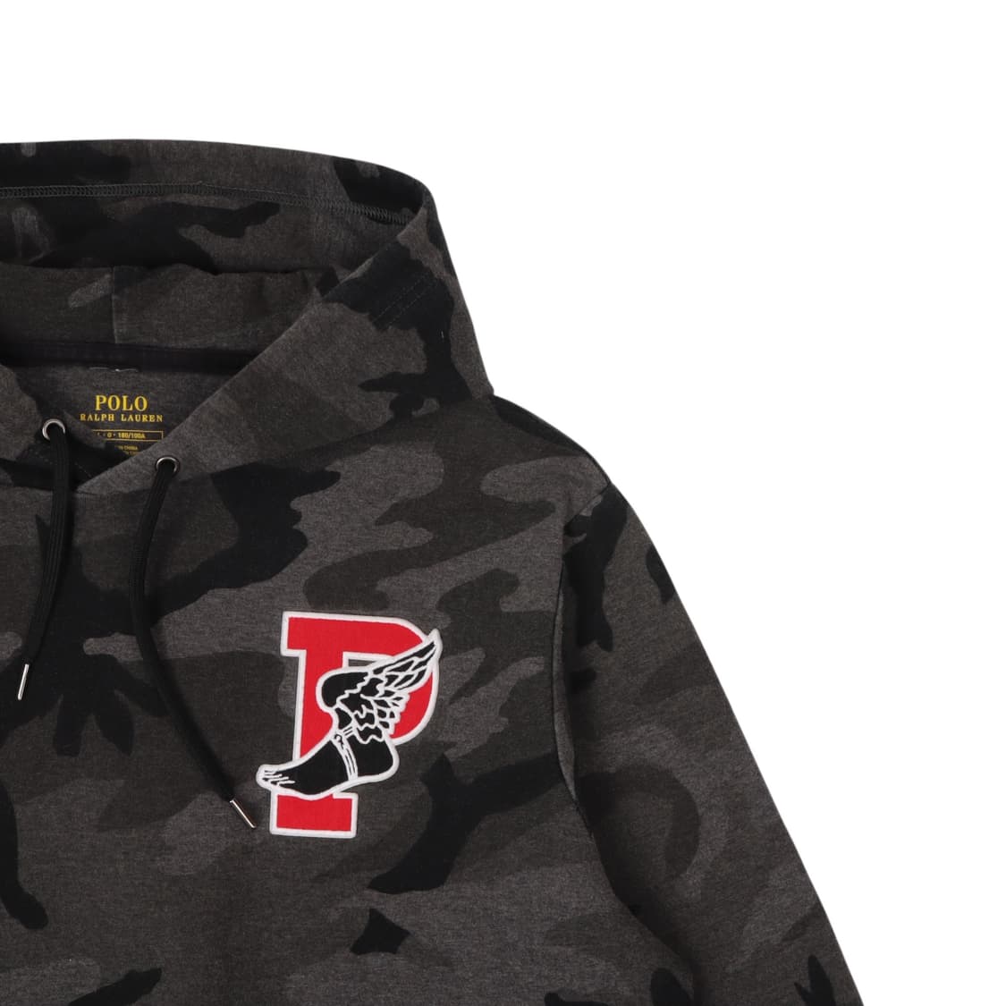 폴로 랄프로렌 그레이 카모 윙로고 후드티 상품이미지3