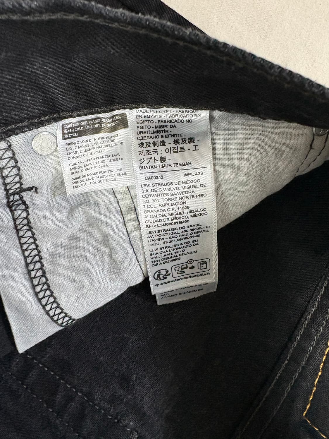 Levis 리바이스 550 블랙 데님팬츠 32 x 32 상품이미지5