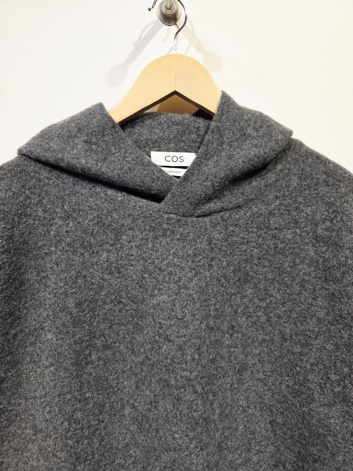 COS 코스 오버사이즈 야크 울 혼방 후드 니트 상품이미지3