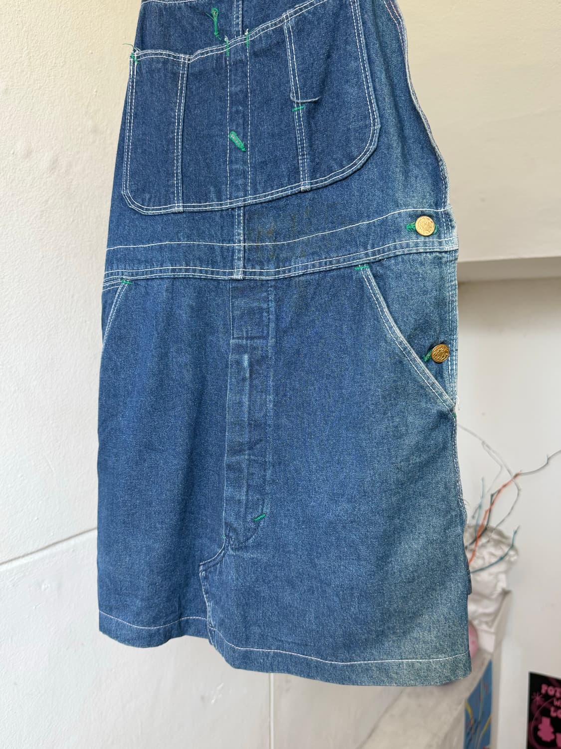 LEVI‘S 고전 데님 멜빵 스커트 상품이미지3