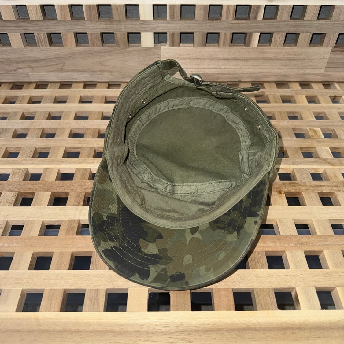 빈티지 카모플라쥬 패턴 군모 상품이미지4