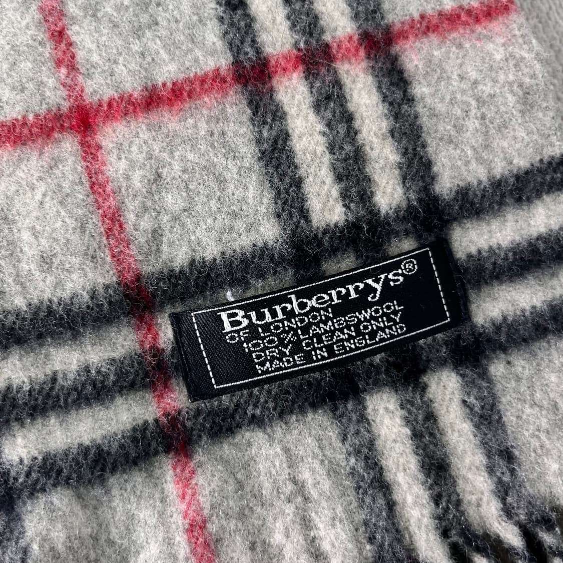 버버리 노바체크 그레이 램스울 머플러 상품이미지3