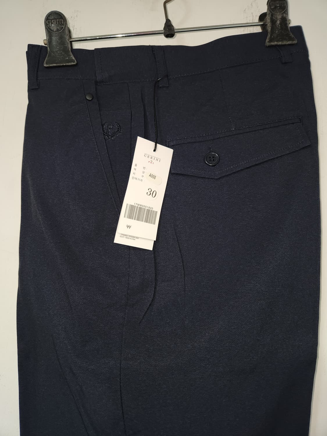 새옷)CERINI 네이비 남성 정장 바지 30새옷)CERINI 네이비 남 상품이미지2