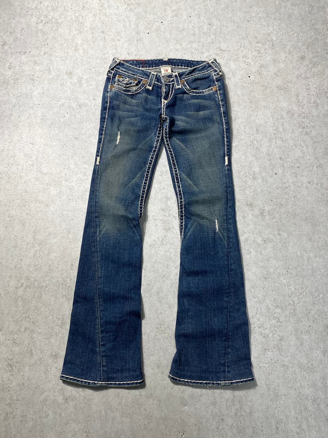 [25] True Religion 트루릴리전 로우라이즈 부츠컷 데님팬츠 상품이미지1