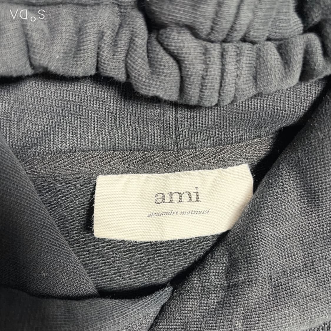 아미 스몰로고 후드티 블랙 XS 상품이미지5