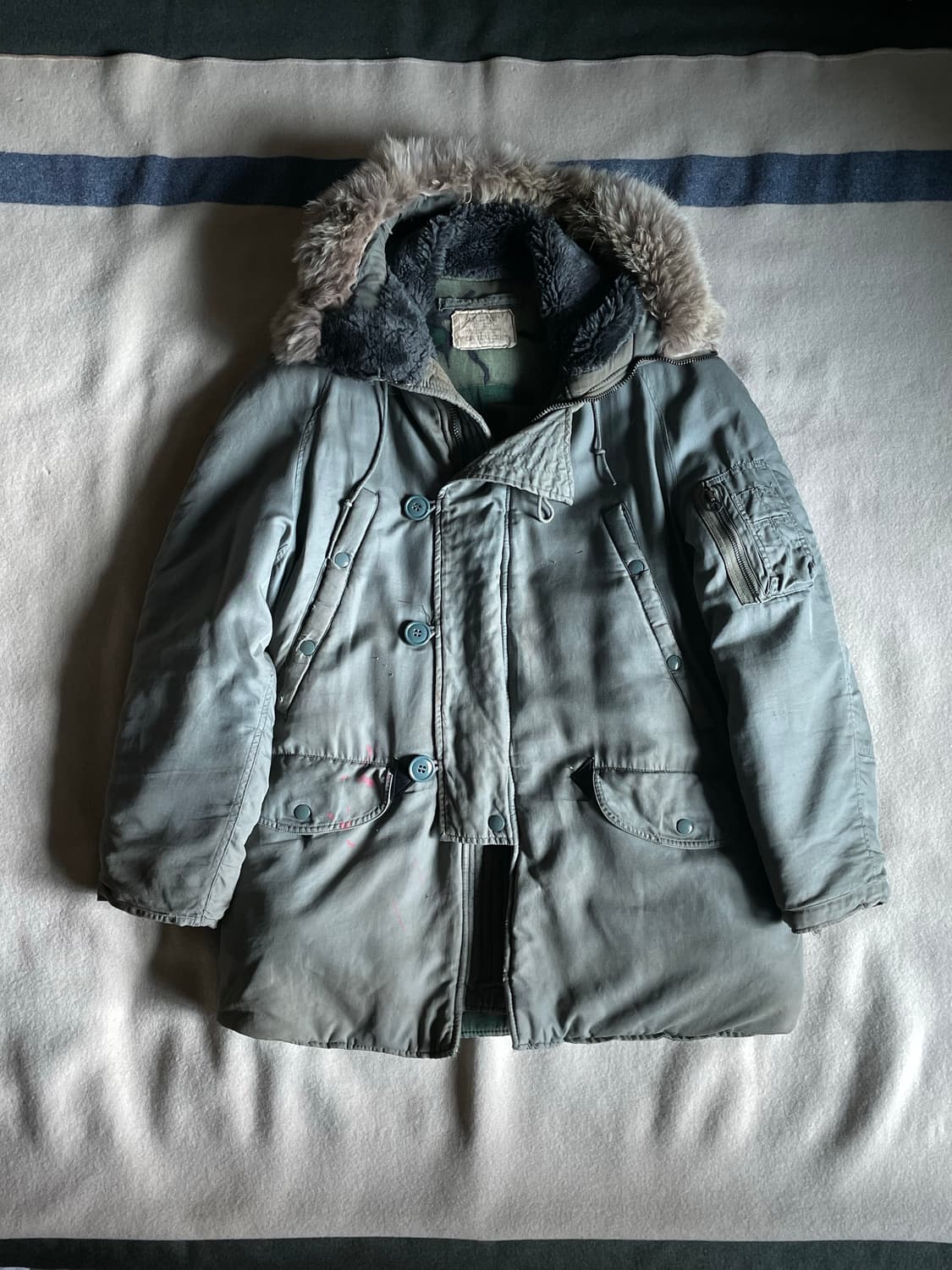 70s USAF N3b ERDL snorkel parka 상품이미지1
