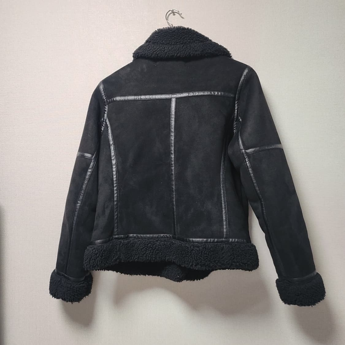 [M] 자라 여성 무스탕 라이더 자켓 상품이미지2