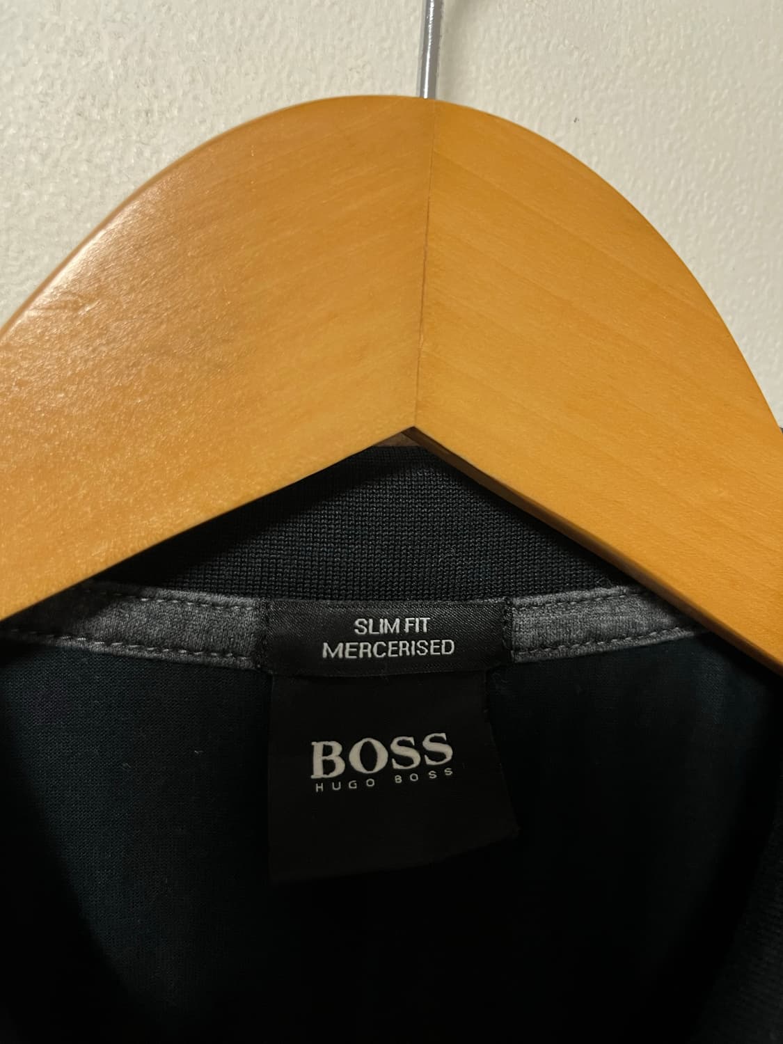 95 BOSS 스판 긴팔 카라티 정품 상품이미지4
