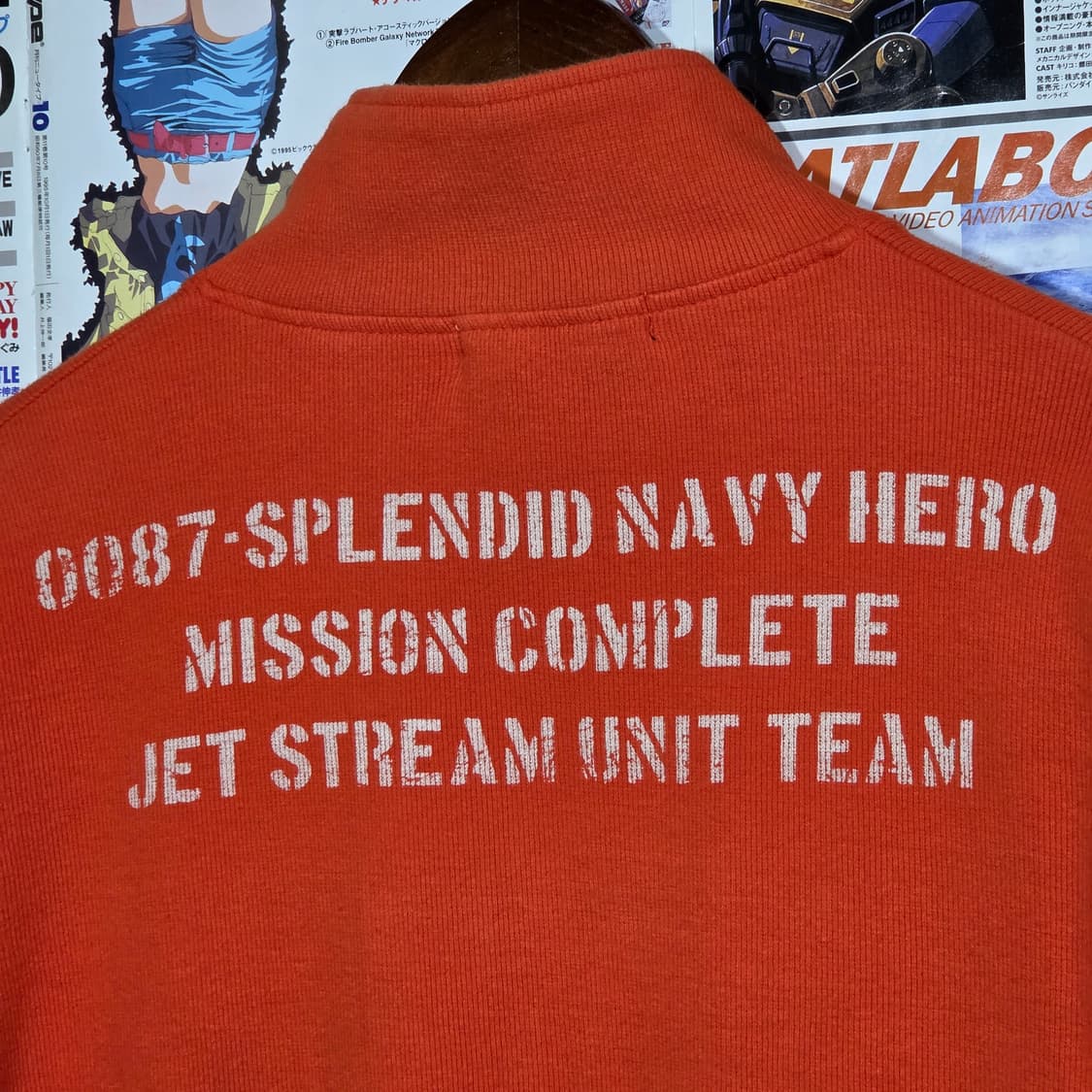 JPN 오렌지 펑크 밀리터리 골지 코튼 집업 상품이미지7