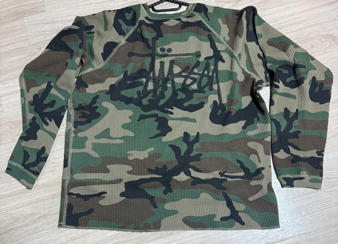 스투시 베이직 써멀 우드랜드 카모 XL 상품이미지4