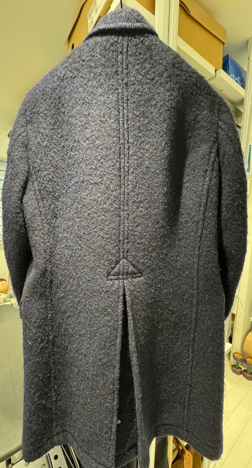 [105] 이스트로그 수발피노 체스터필드 코트 네이비 상품이미지2