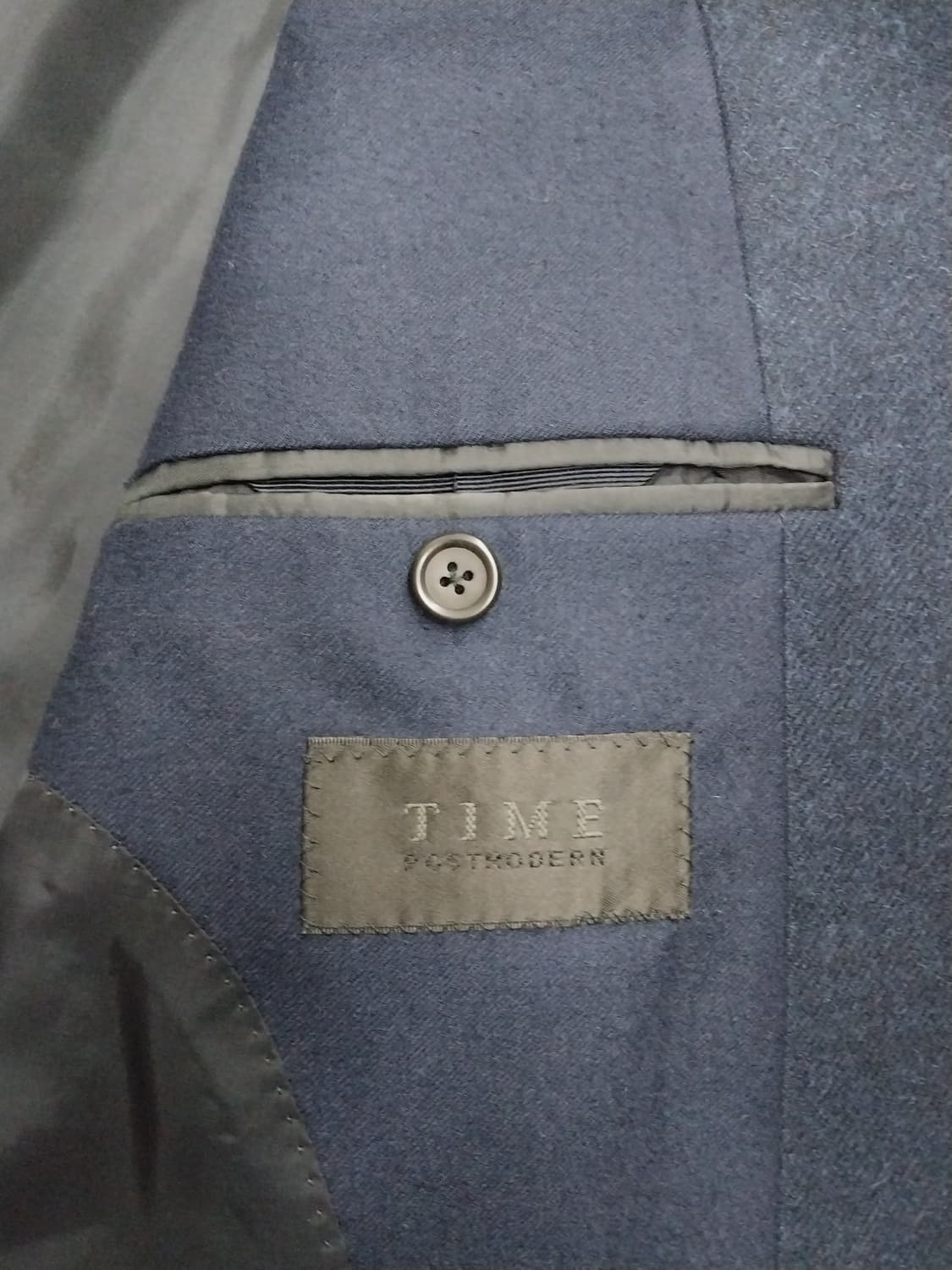 TiME 진네이비 콜롬보 이태리 캐시미어 울 블레이져 100 상품이미지4