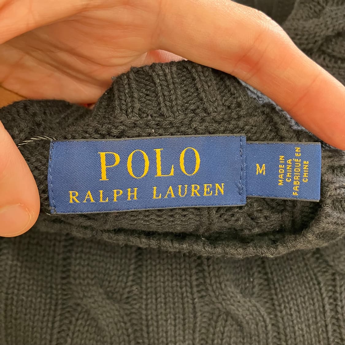 N133 폴로 케이블 꽈배기 니트 상품이미지3