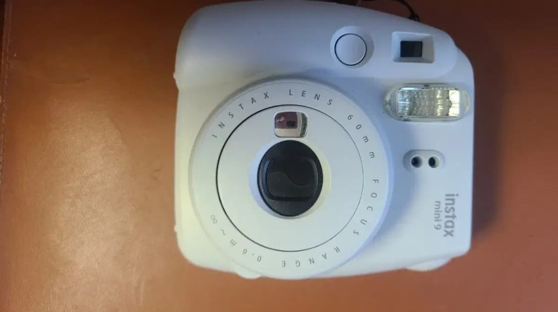 화이트 INSTAX-mini 9 폴라로이드 카메라 상품이미지1