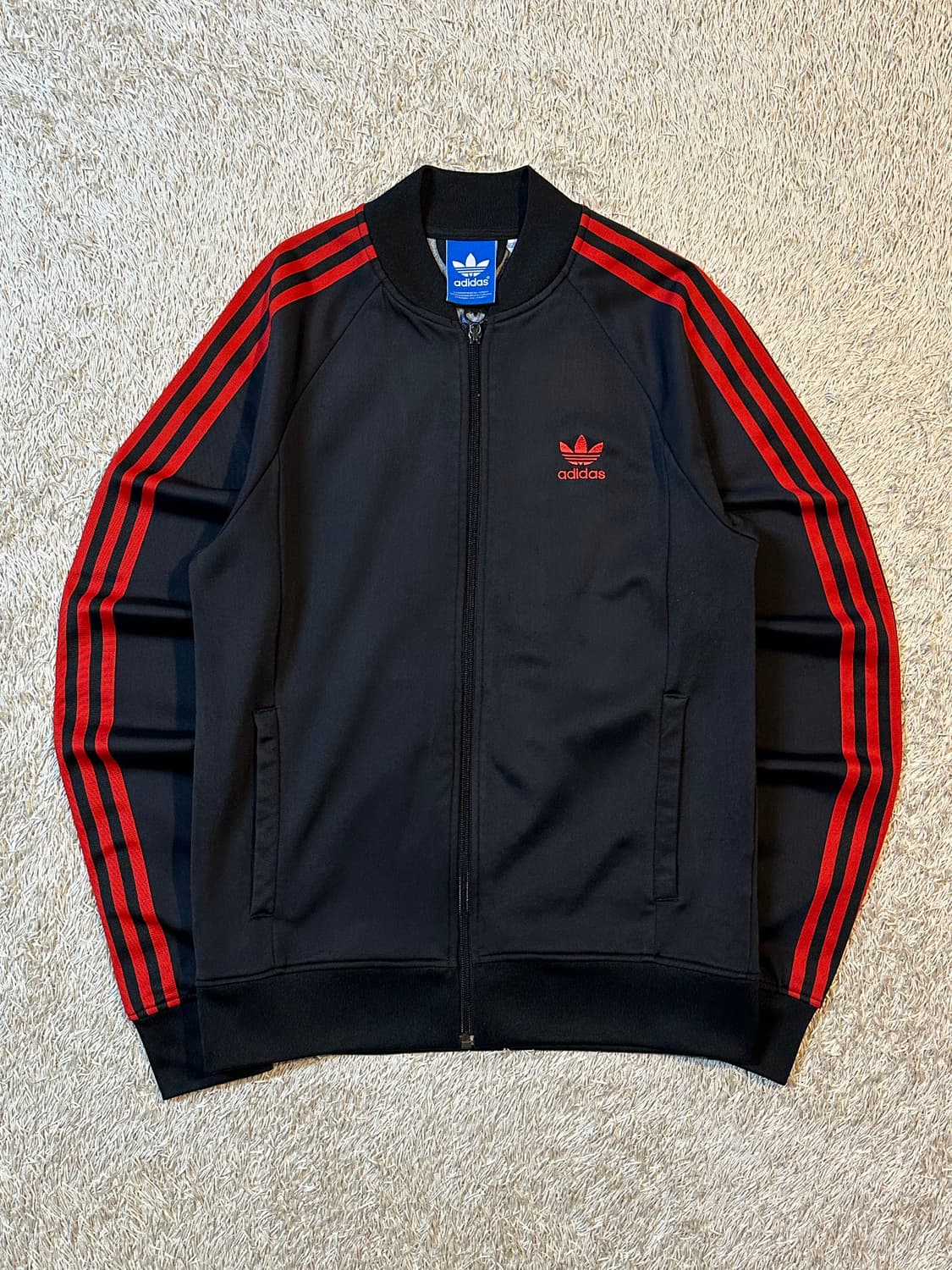 대장급) 아디다스 ADIDAS 슈퍼스타 검빨 트랙탑 져지 상품이미지1