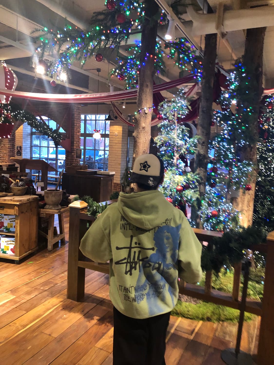 스투시 말차 후드집업 상품이미지3