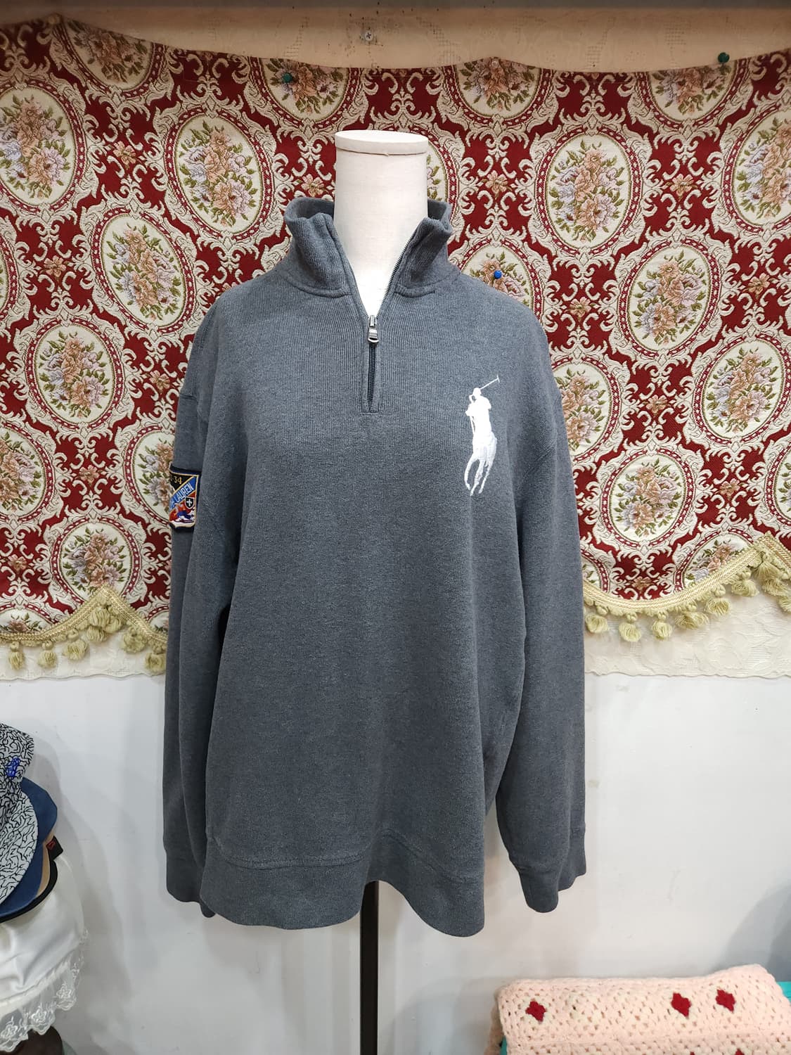 폴로 랄프로렌 빅포니 스키와펜 반집업 맨투맨
​
 상품이미지1