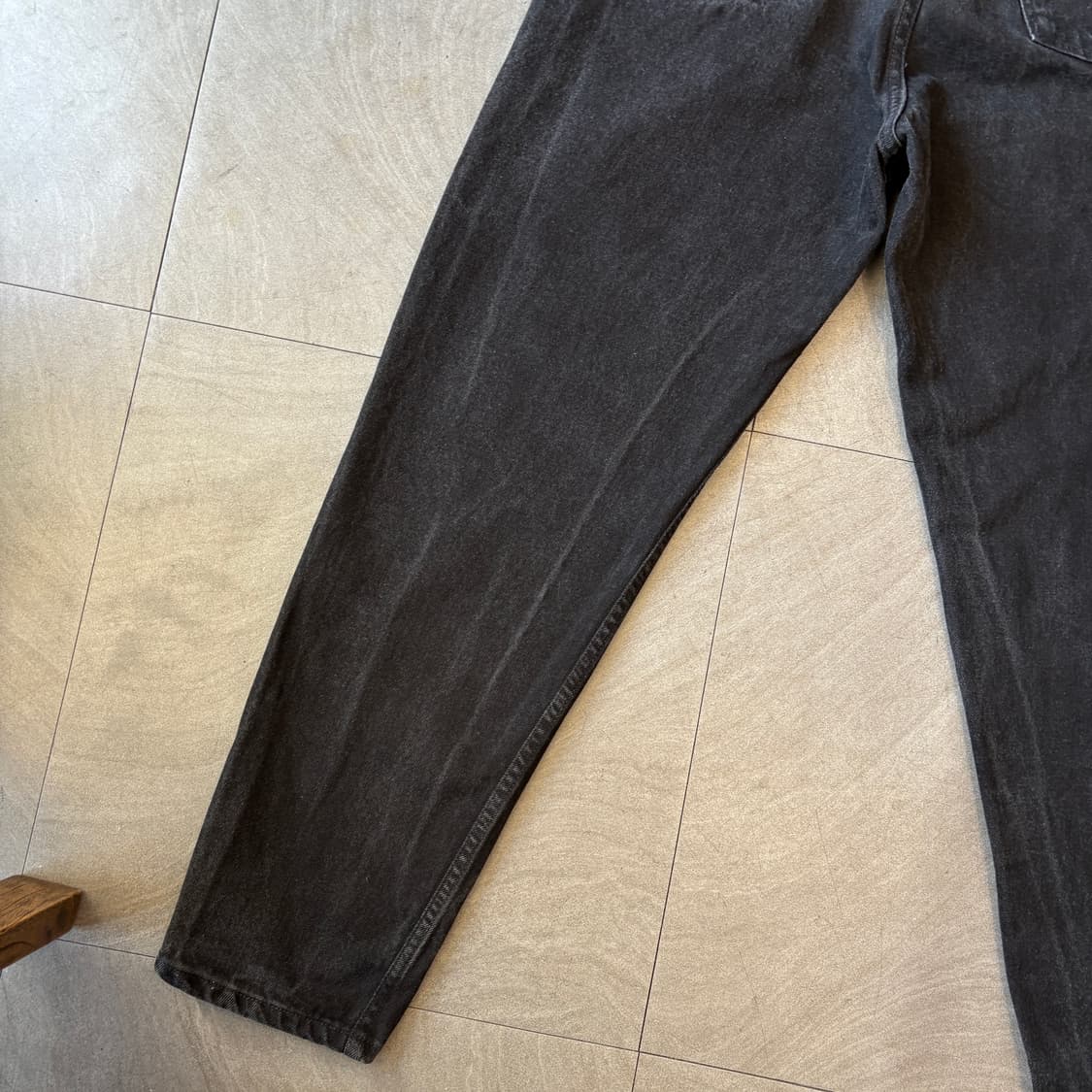 90년대 생산 리바이스 550 데님 오렌지탭 블랙 팬츠 상품이미지8