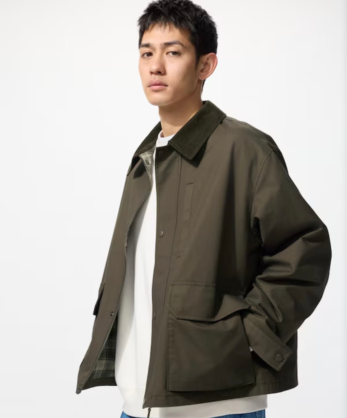 유니클로 유틸리티 쇼트 블루종 상품이미지1