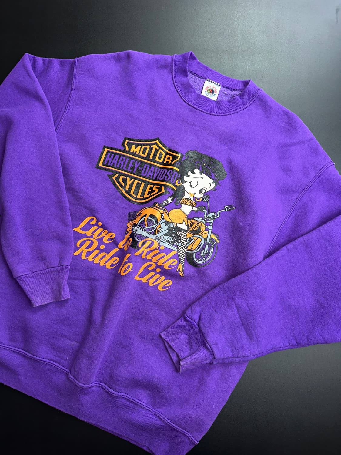 90s Harley davidson x Betty boop 상품이미지1