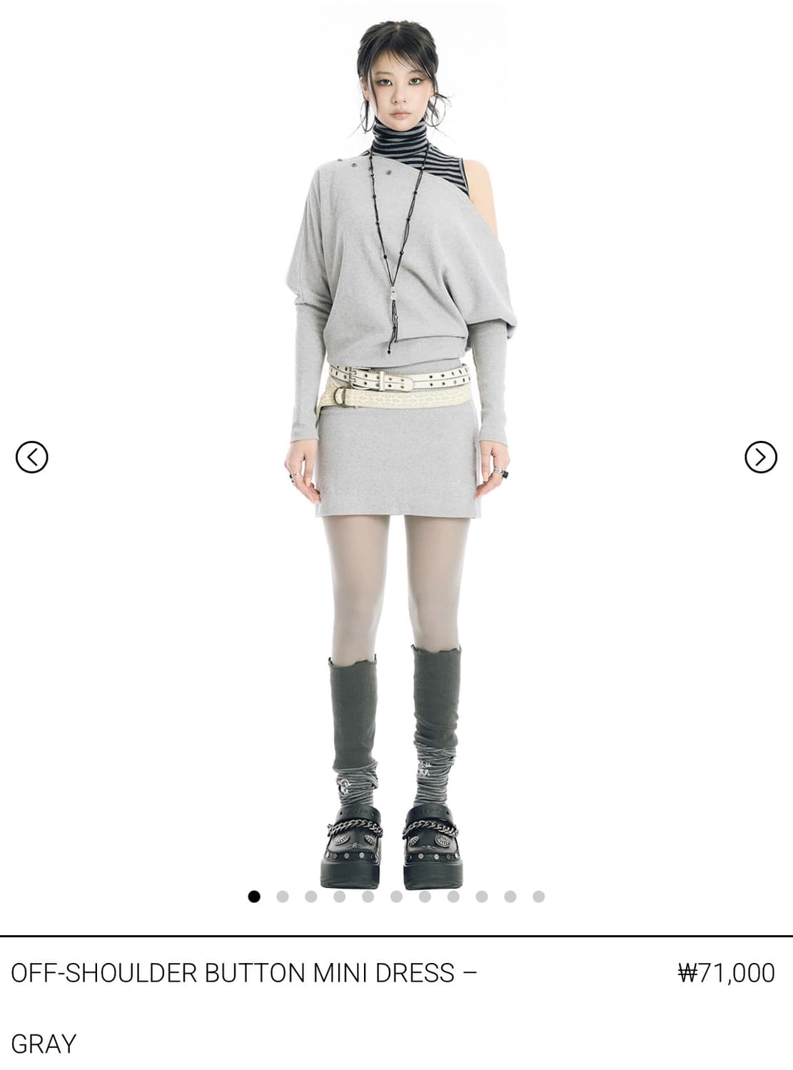 E.E.S.S.A.Y / OFFSHOULDER MINI DRESS&TOP 상품이미지1