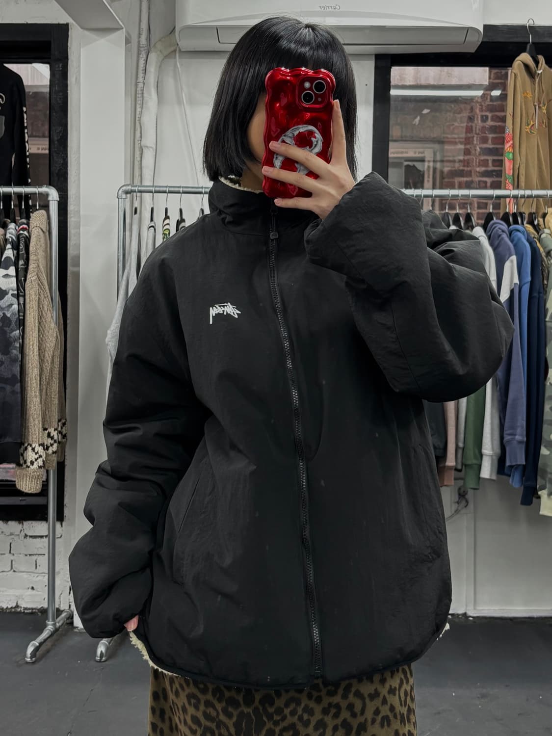 스투시 8볼 리버시블 플리스 자켓 상품이미지8