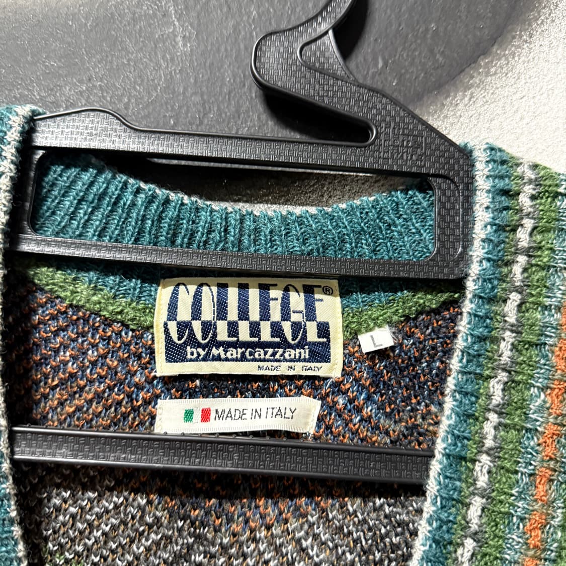 COLLEGE by Marcazzani 이탈리아 에스닉 패턴 가디건 상품이미지5