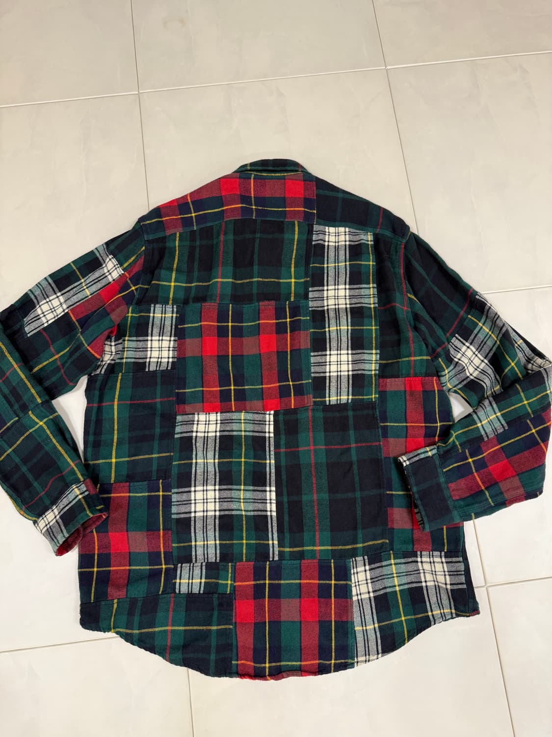 폴로랄프로렌 패치워크 체크 셔츠 L(105) 상품이미지8