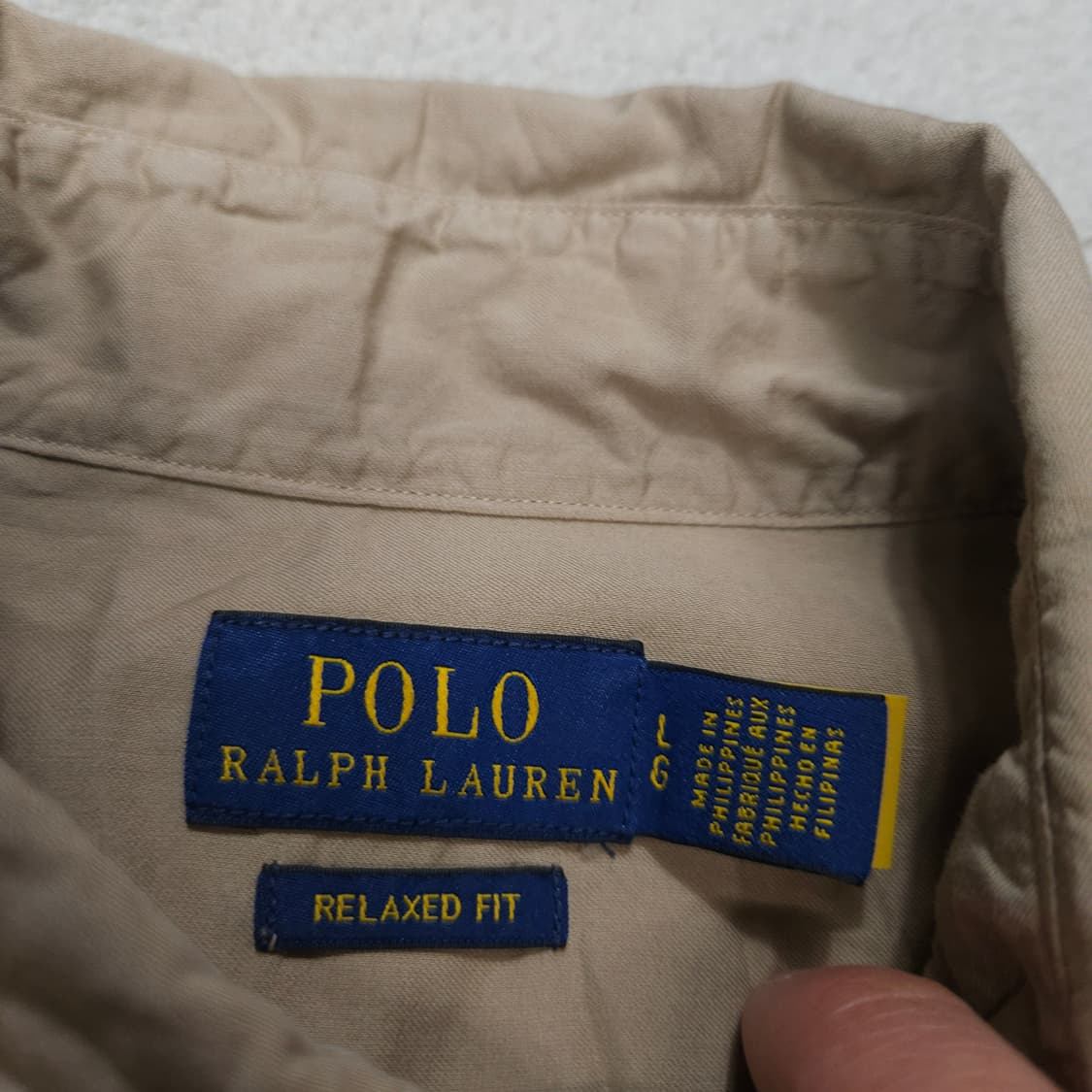 폴로 랄프 로렌 신형 QR 옥스포드 셔츠 L 릴렉스핏 상품이미지5