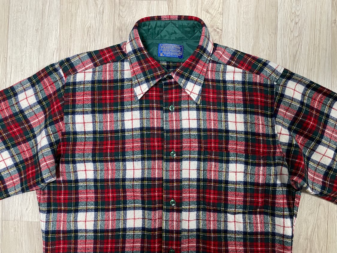 100) 70's 펜들턴 체크 울셔츠(미국제)RRL&LVC&폴로 상품이미지4